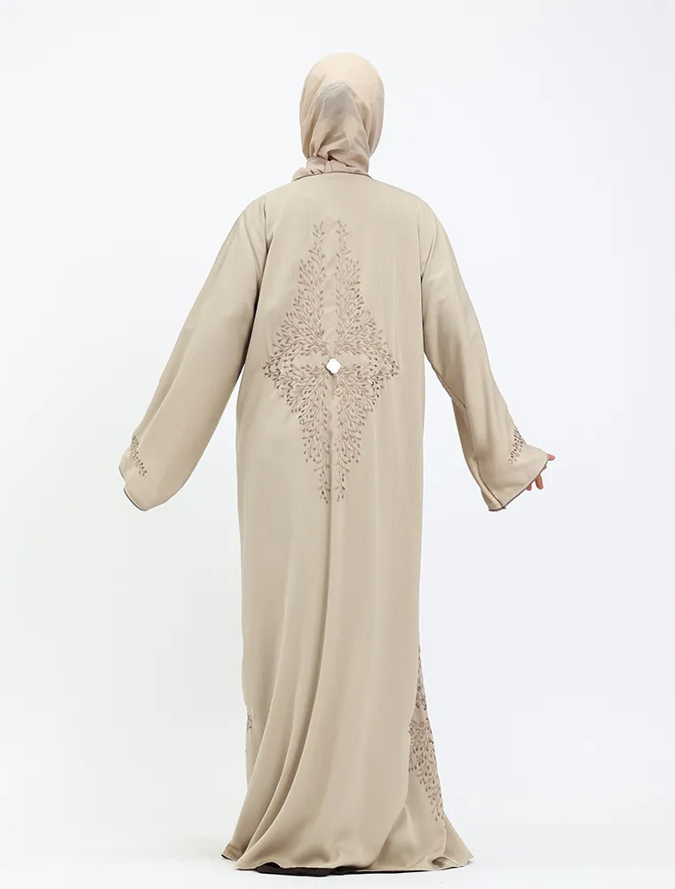 Beige Hareem Abaya